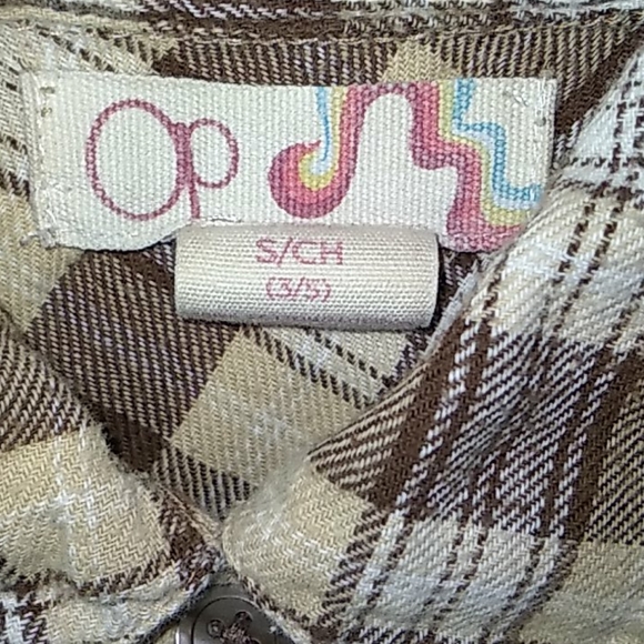 OP Brown plaid shirt - Picture 3 of 4
